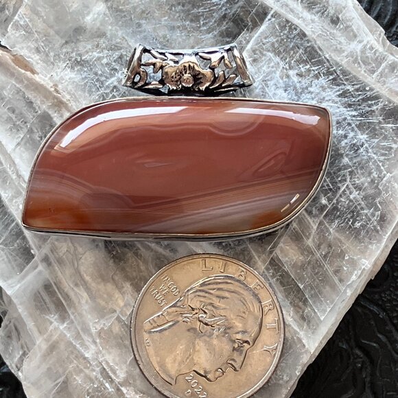 Sardonyx Crystal Jewelry Stone Pendant - Picture 10 of 10